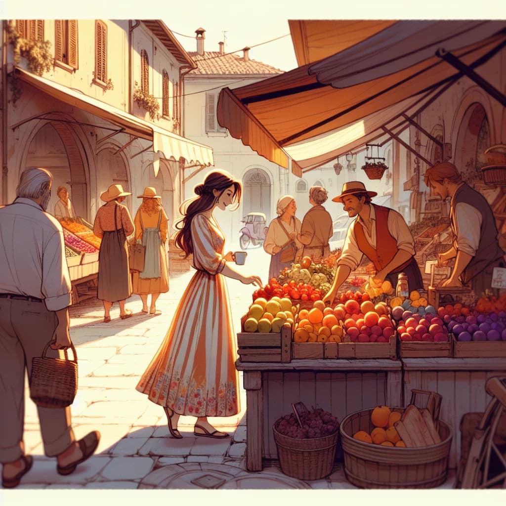 Chiara e il mercato