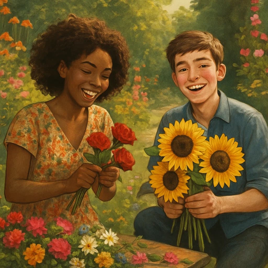 La compétition de fleurs