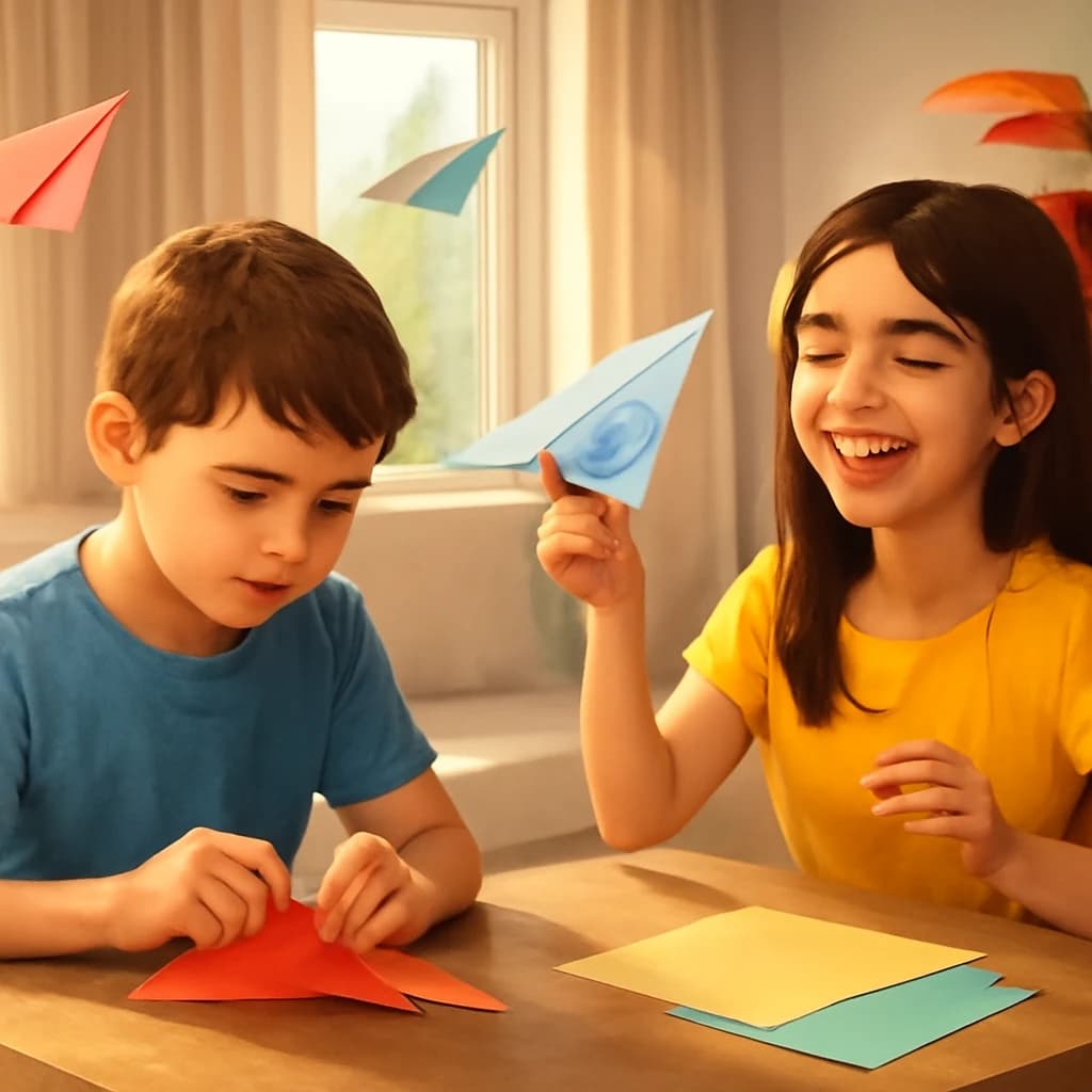 A Competição de Aviões de Papel