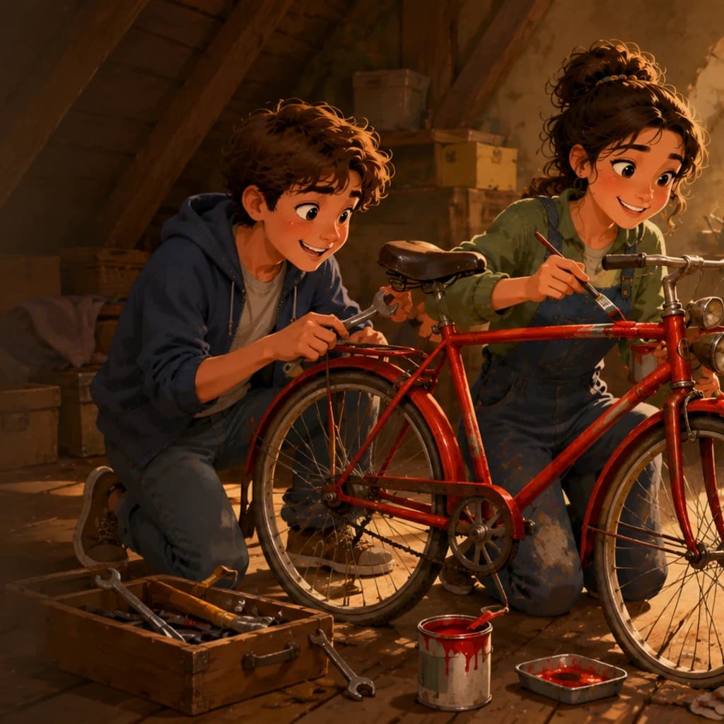 La bicicletta nel solaio