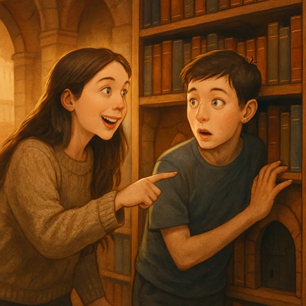 La búsqueda del tesoro en la biblioteca
