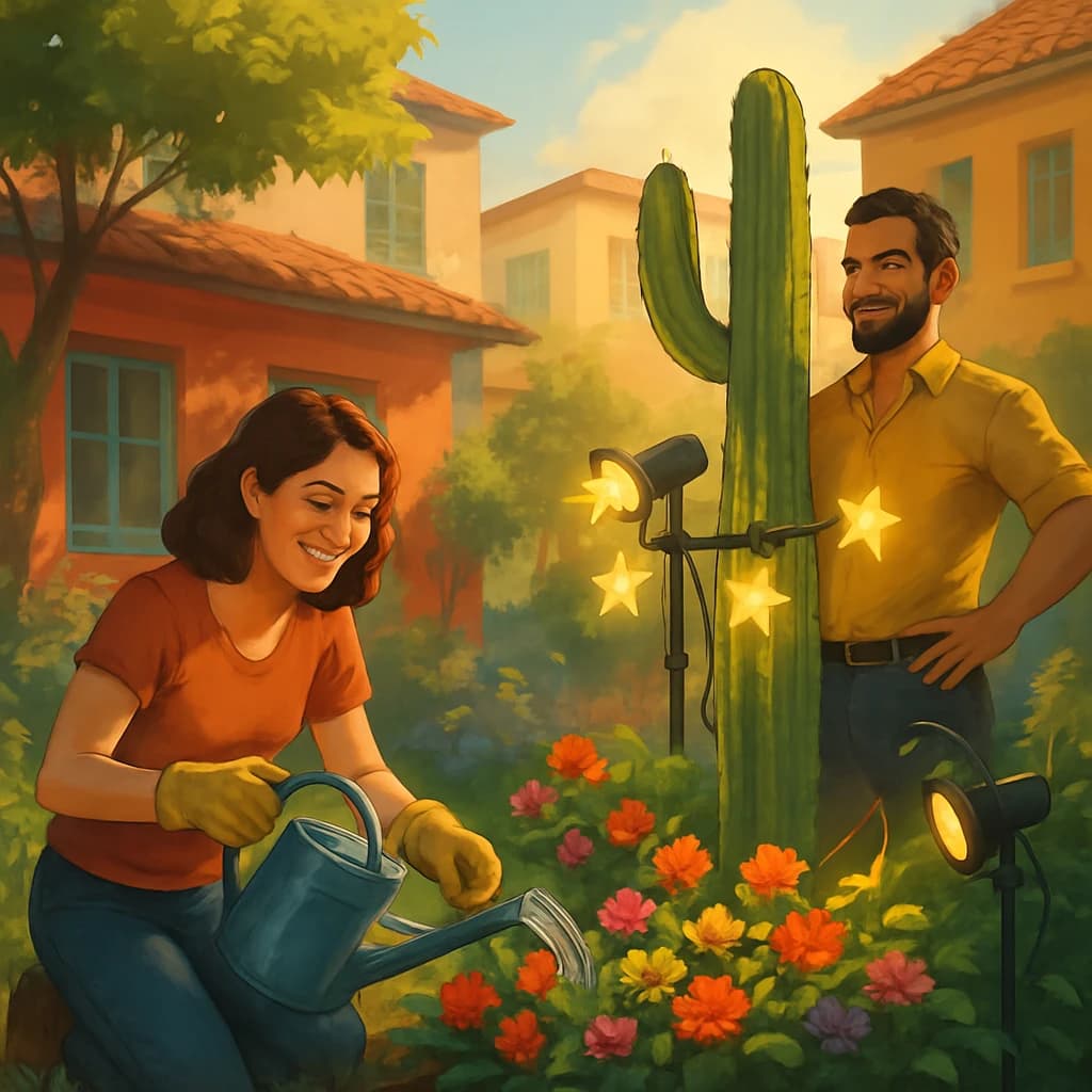 La competencia de jardines