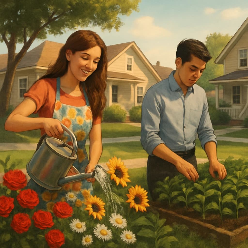 La competencia del jardín