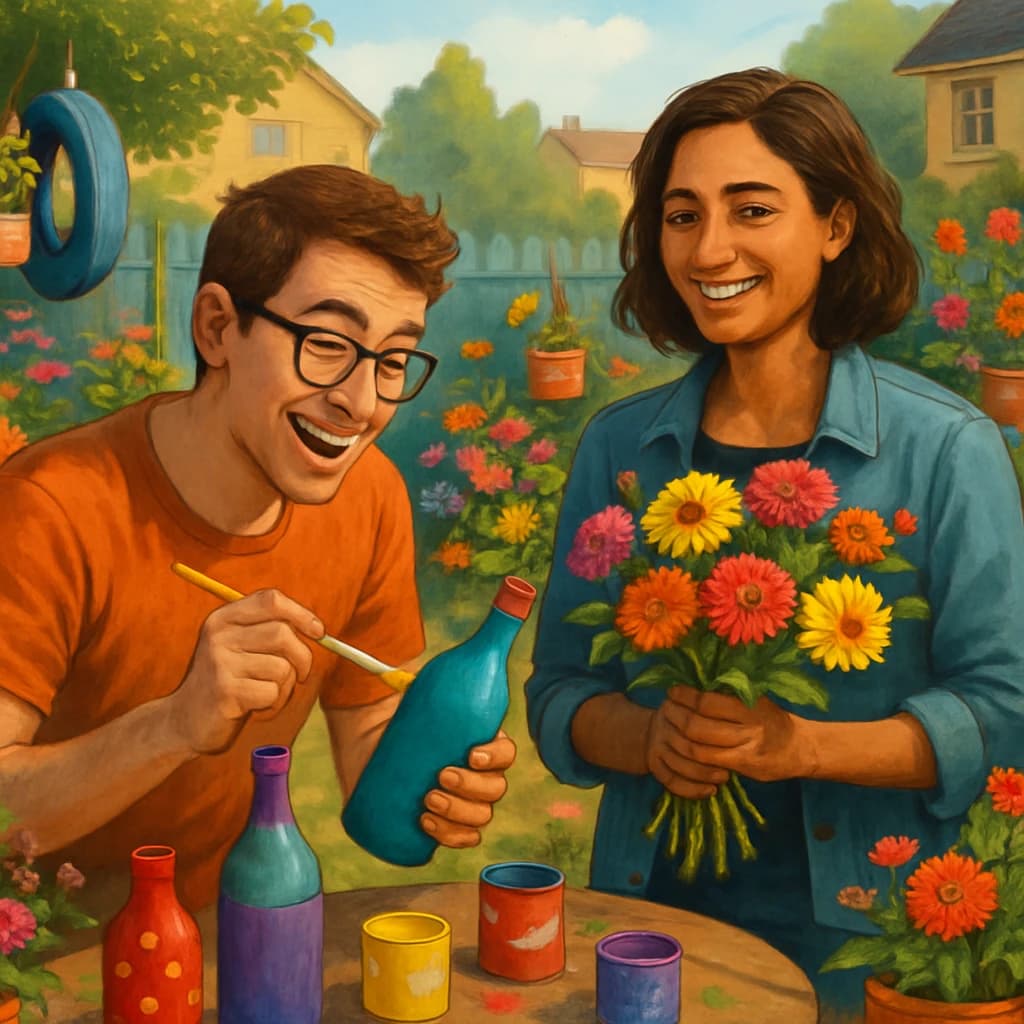 La compétition de décoration de jardin