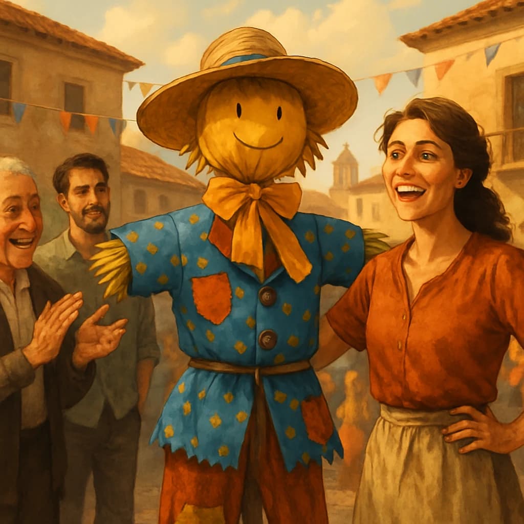 Los Espantapájaros Coloridos