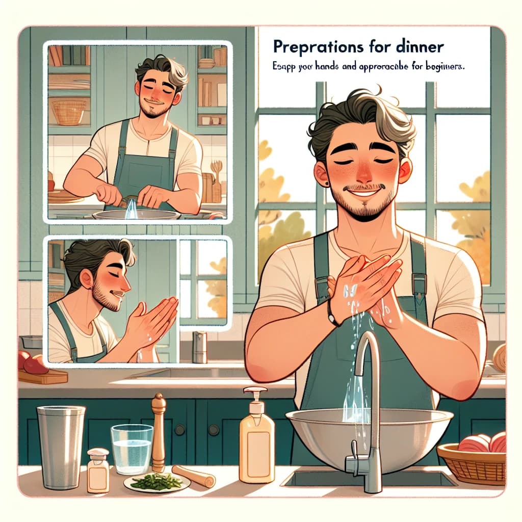 Preparativi per la cena